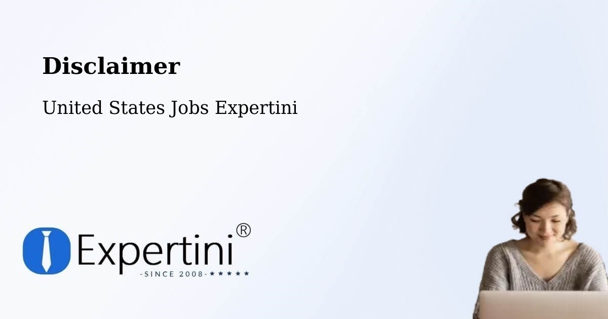 Disclaimer – Pine Grove - United States Jobs Expertini